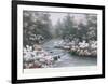 River Cascade-Diane Romanello-Framed Art Print