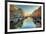 River Channel with Boats in Saint-Petersburg. Spring-Sergei Butorin-Framed Photographic Print