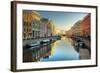 River Channel with Boats in Saint-Petersburg. Spring-Sergei Butorin-Framed Photographic Print