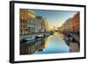 River Channel with Boats in Saint-Petersburg. Spring-Sergei Butorin-Framed Photographic Print