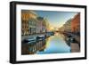 River Channel with Boats in Saint-Petersburg. Spring-Sergei Butorin-Framed Photographic Print