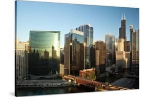 River City Chicago-Steve Gadomski-Stretched Canvas