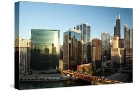 River City Chicago-Steve Gadomski-Stretched Canvas