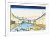 River Commerce-Katsushika Hokusai-Framed Premium Giclee Print