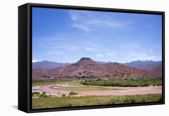 River Concha, Los Colorados, Salta Region, Argentina-Peter Groenendijk-Framed Stretched Canvas