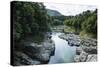 River Contributing Water to the Marlborough Sounds, South Island, New Zealand, Pacific-Michael Runkel-Stretched Canvas