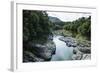 River Contributing Water to the Marlborough Sounds, South Island, New Zealand, Pacific-Michael Runkel-Framed Photographic Print