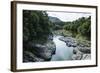 River Contributing Water to the Marlborough Sounds, South Island, New Zealand, Pacific-Michael Runkel-Framed Photographic Print