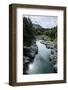 River Contributing Water to the Marlborough Sounds, South Island, New Zealand, Pacific-Michael Runkel-Framed Photographic Print