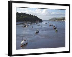 River Conwy Estuary Looking to Deganwy and Great Orme, Llandudno, Summer, Gwynedd, North Wales, UK-Peter Barritt-Framed Photographic Print