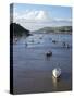 River Conwy Estuary Looking to Deganwy and Great Orme, Llandudno, Summer, Gwynedd, North Wales, UK-Peter Barritt-Stretched Canvas