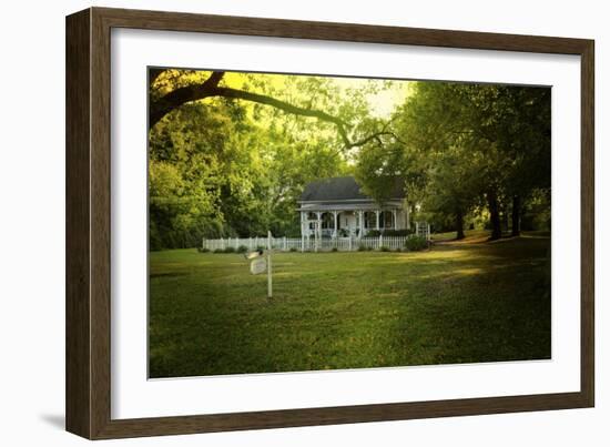 River Cottage in Summer-Jai Johnson-Framed Giclee Print