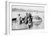 River Craft Laden with Melons, Tigris River, 1917-1919-null-Framed Giclee Print