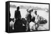 River Craft Laden with Melons, Tigris River, Baghdad, Iraq, 1917-1919-null-Framed Stretched Canvas