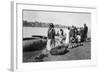 River Craft Laden with Melons, Tigris River, Baghdad, Iraq, 1917-1919-null-Framed Giclee Print