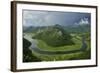 River Crnojevica with a Central Channel Between Aquatic Plants, Lake Skadar Np, Montenegro-Radisics-Framed Photographic Print