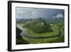 River Crnojevica with a Central Channel Between Aquatic Plants, Lake Skadar Np, Montenegro-Radisics-Framed Photographic Print