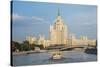 River Cruise Along the Moskva River (Moscow River) in Front Of-Michael Runkel-Stretched Canvas