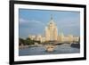 River Cruise Along the Moskva River (Moscow River) in Front Of-Michael Runkel-Framed Photographic Print