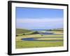 River Cuckmere Meets English Channel, Cuckmere Haven, East Sussex, South Downs Nat'l Park, England-Peter Barritt-Framed Photographic Print