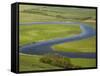 River Cuckmere, Near Seaford, East Sussex, England-David Wall-Framed Stretched Canvas