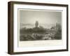 River Danube and Trajan's Bridge-William Henry Bartlett-Framed Giclee Print