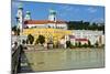 River Danube, Passau, Bavaria, Germany, Europe-Michael Runkel-Mounted Photographic Print