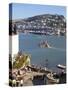 River Dart, Dartmouth, Devon, England, United Kingdom, Europe-Jeremy Lightfoot-Stretched Canvas