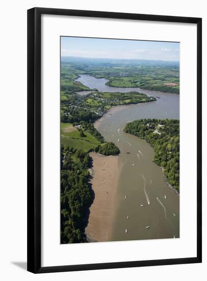 River Dart, Devon, England, United Kingdom, Europe-Dan Burton-Framed Photographic Print