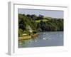 River Dart Estuary, Dartmouth, South Hams, Devon, England, United Kingdom-David Hughes-Framed Photographic Print