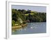 River Dart Estuary, Dartmouth, South Hams, Devon, England, United Kingdom-David Hughes-Framed Photographic Print