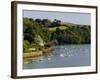 River Dart Estuary, Dartmouth, South Hams, Devon, England, United Kingdom-David Hughes-Framed Photographic Print