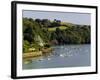 River Dart Estuary, Dartmouth, South Hams, Devon, England, United Kingdom-David Hughes-Framed Photographic Print