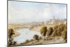 River Dee and St John's Church, 19th Century-William Westall-Mounted Giclee Print