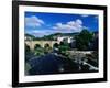 River Dee Flowing Under Bridge Through Town, Llangollen, United Kingdom-Anders Blomqvist-Framed Photographic Print