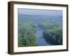 River Dordogne from Domme, Dordogne, Aquitaine, France, Europe-Roy Rainford-Framed Photographic Print