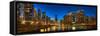 River East Chicago-Steve Gadomski-Framed Stretched Canvas