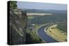 River Elbe from Schloss Konigstein, Saxony, Germany, Europe-Rolf Richardson-Stretched Canvas