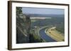 River Elbe from Schloss Konigstein, Saxony, Germany, Europe-Rolf Richardson-Framed Photographic Print