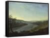 River Elbe Near Blasewitz-Anton Graff-Framed Stretched Canvas