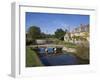 River Eye, Lower Slaughter Village, the Cotswolds, Gloucestershire, England, United Kingdom, Europe-Roy Rainford-Framed Photographic Print