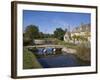 River Eye, Lower Slaughter Village, the Cotswolds, Gloucestershire, England, United Kingdom, Europe-Roy Rainford-Framed Photographic Print