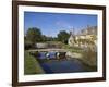 River Eye, Lower Slaughter Village, the Cotswolds, Gloucestershire, England, United Kingdom, Europe-Roy Rainford-Framed Photographic Print