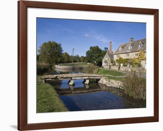 River Eye, Lower Slaughter Village, the Cotswolds, Gloucestershire, England, United Kingdom, Europe-Roy Rainford-Framed Photographic Print