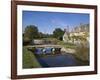 River Eye, Lower Slaughter Village, the Cotswolds, Gloucestershire, England, United Kingdom, Europe-Roy Rainford-Framed Photographic Print