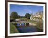 River Eye, Lower Slaughter Village, the Cotswolds, Gloucestershire, England, United Kingdom, Europe-Roy Rainford-Framed Photographic Print