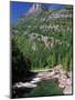 River Flowing Below Mountains-Neil Rabinowitz-Mounted Photographic Print