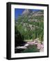 River Flowing Below Mountains-Neil Rabinowitz-Framed Photographic Print