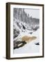 River Flowing in Snowy Winter Forest-Risto0-Framed Photographic Print