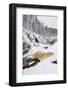 River Flowing in Snowy Winter Forest-Risto0-Framed Photographic Print